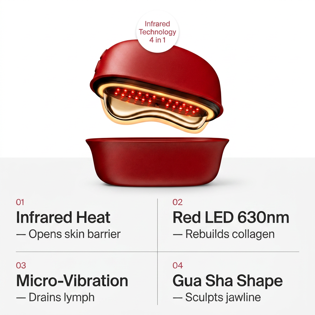 Klyver 4-in-1 Infrared Gua Sha Massager
